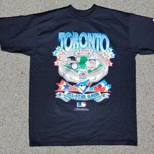 Vtg 1991 MLB Toronto Blue Jays All-Star Game Shirt